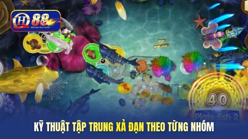 Kỹ thuật tập trung xả đạn theo từng nhóm